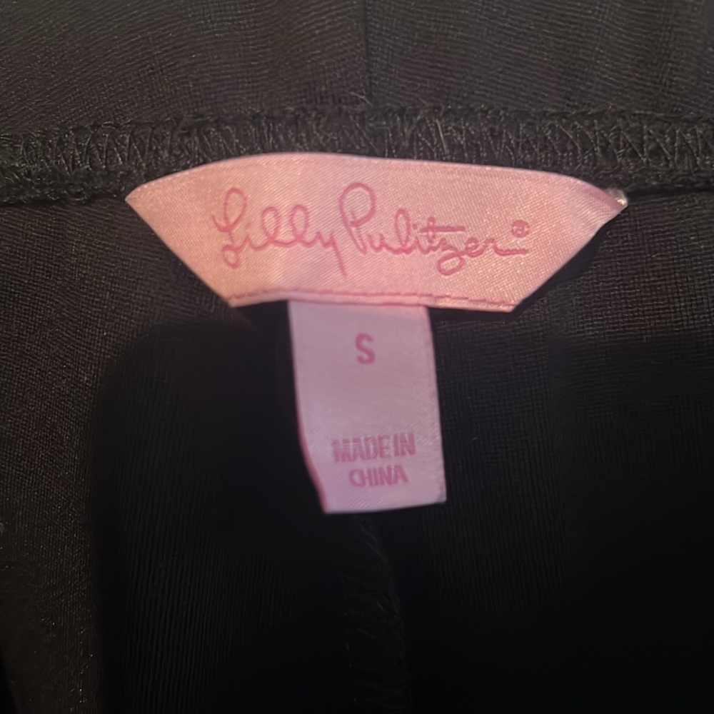 Lilly Pulitzer Tuxedo Travel Pant - Size Small - Black - Original Tag Included